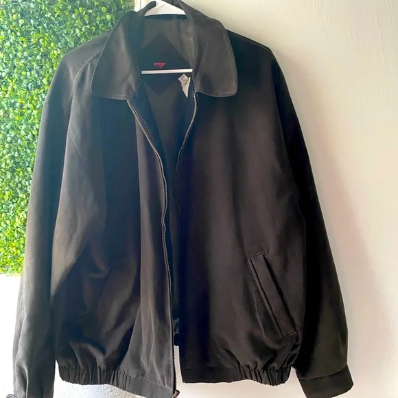 Cutter & Buck Faux suedes polyester Full zip jacket coat - Picture 1 of 4